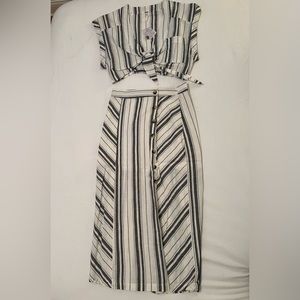 Free People Linen Two-Piece Set